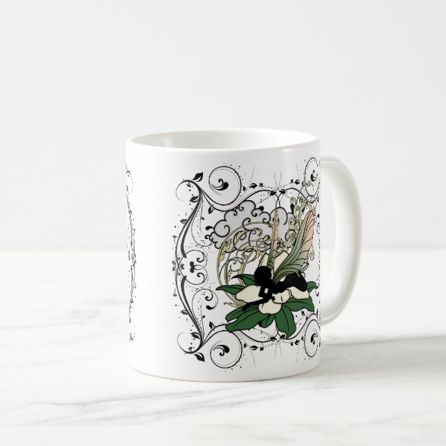 Magnolia Shadow Fairy Coffee Mug (Front Right)