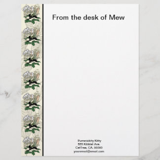 Magnolia Shadow Fairy Custom Letterhead