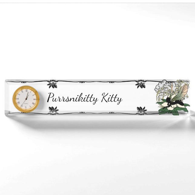 Magnolia Shadow Fairy Nameplate (Front)