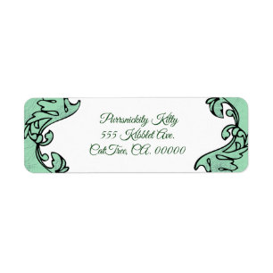 Magnolia Shadow Fairy Return Address Label