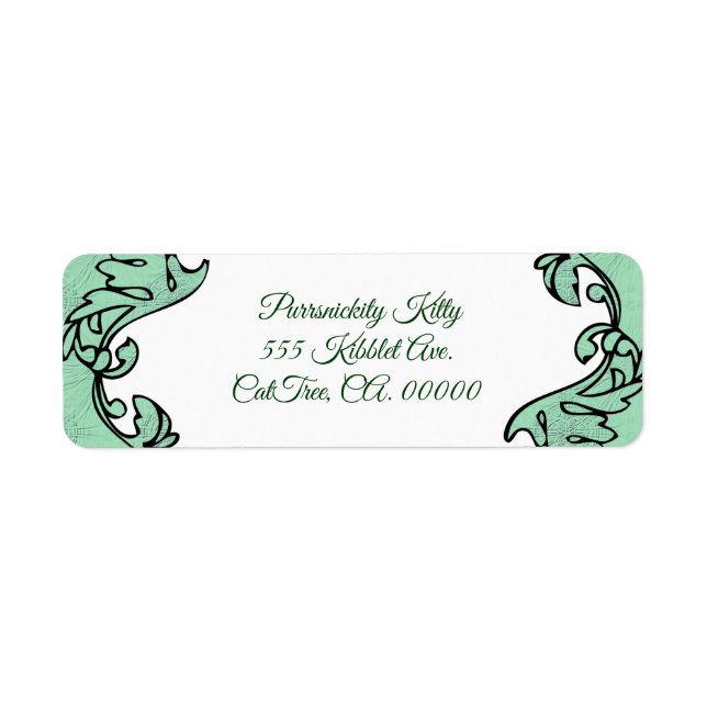Magnolia Shadow Fairy Return Address Label (Front)