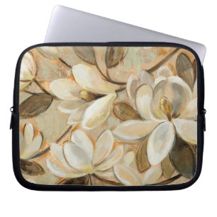 Magnolia Simplicity Cream Laptop Sleeve