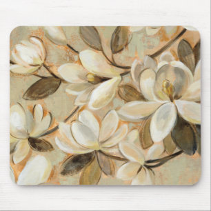 Magnolia Simplicity Cream Mouse Pad