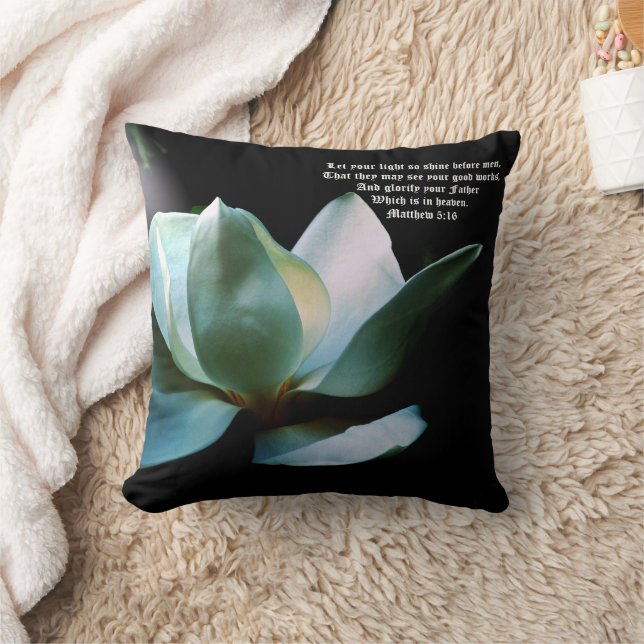 Magnolia Spotlight Matthew 5:16 Cushion (Blanket)