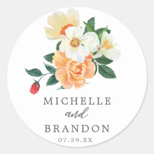 Magnolia Sticker Envelope Stamps
