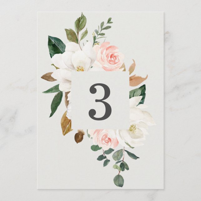 Magnolia Table Numbers (Front)