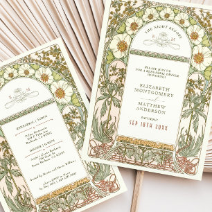 Magnolia The Night Before Wedding Rehearsal Invitation