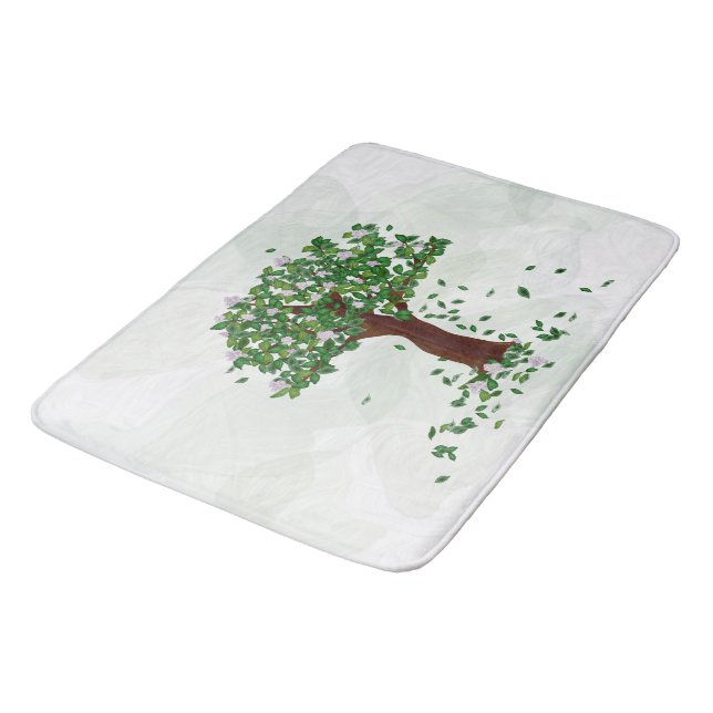 Magnolia Tree Bathmat (Angled)