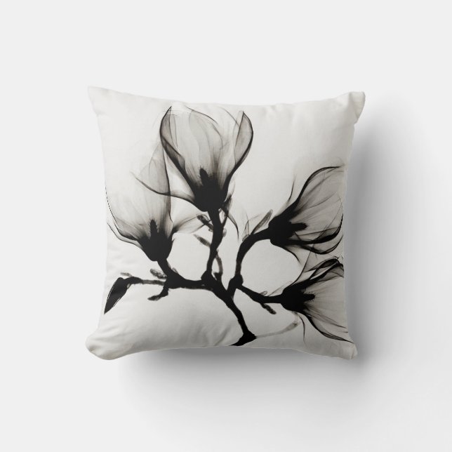 Magnolia Tree Blossoms Cushion (Front)