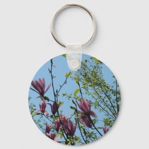 magnolia tree key ring