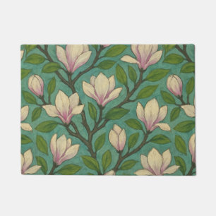 Magnolia Tree Spring Blossoms Doormat
