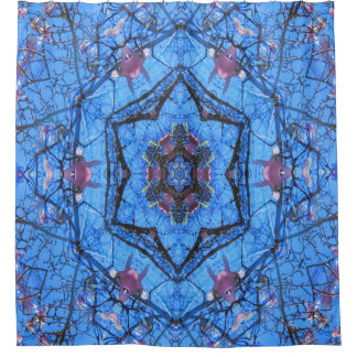 Magnolia tree star....  shower curtain