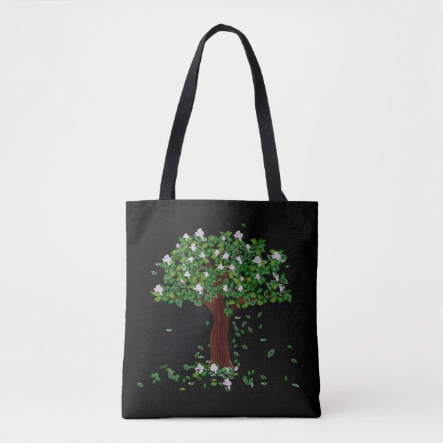 Magnolia Tree Tote Bag (Front)