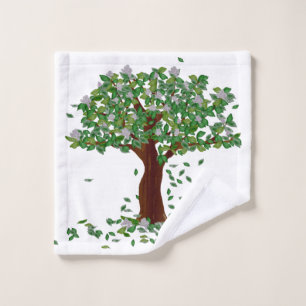 Magnolia Tree Wash Cloth