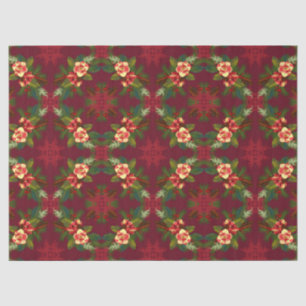 Magnolia Vintage Floral Print Tissue Paper