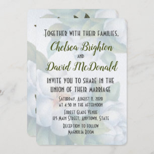 Magnolia Wedding Invitation
