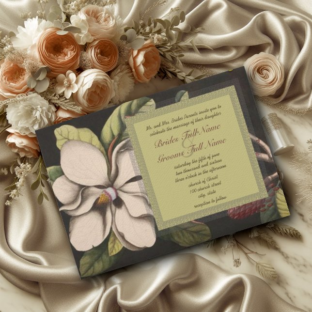Magnolia  Wedding Invitations (Creator Uploaded)