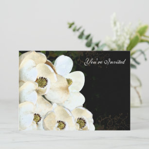 Magnolia Wedding Invitations on Ice