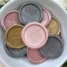 Magnolia Wedding Monogram