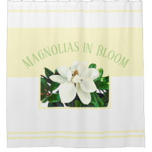 Magnolias in Bloom Shower Curtain No 2