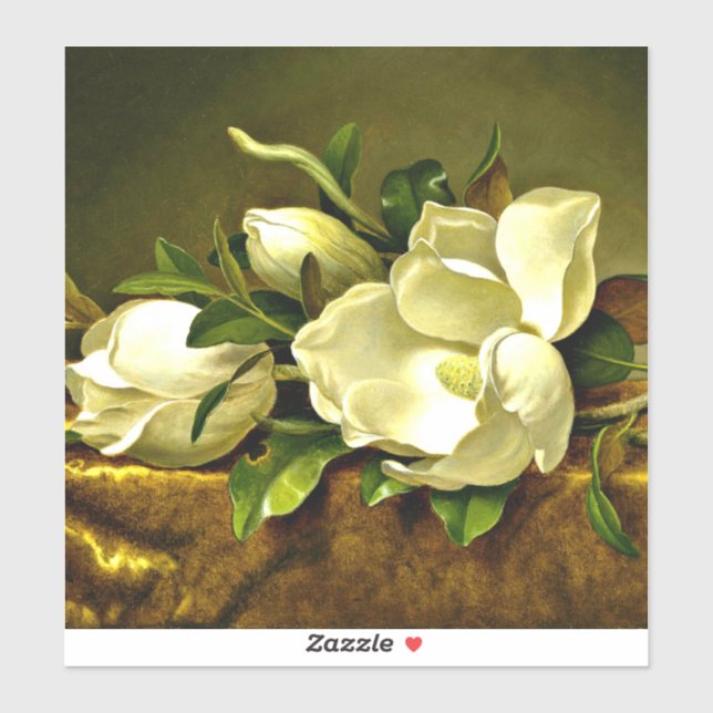 Magnolias on Gold Velvet Cloth (Sheet)