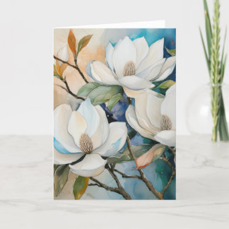 Magnolias thank you card