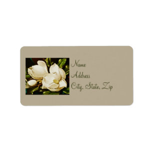 Magnolias Wedding Address Labels