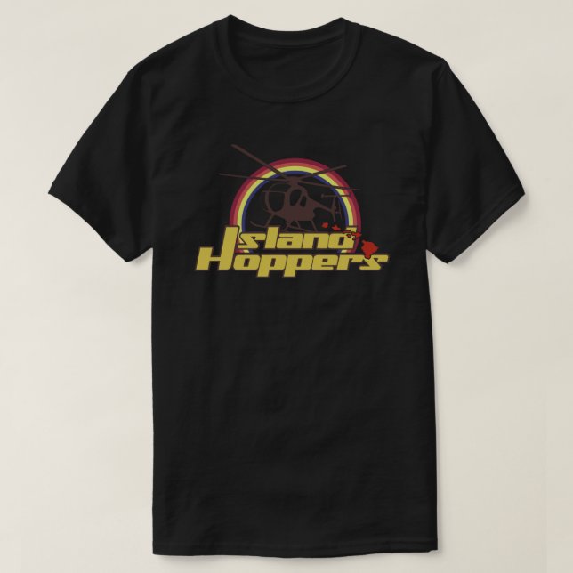 Magnum Island Hoppers logo (for light coloured bac T-Shirt (Design Front)