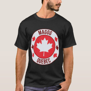 Magog, Canada City T-Shirt Travel & Hometown Pri