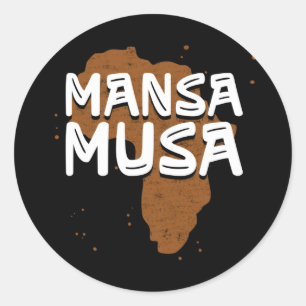 Magovernment Agency Musa Black History Month Classic Round Sticker