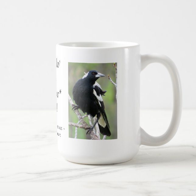 Magpie Archosaur Mug (Right)