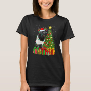 Magpie Bird Xmas Holiday Santa Magpie Christmas T T-Shirt
