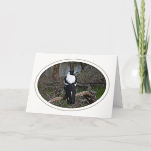 Magpie Birthday Card