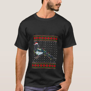 Magpie Christmas Lights Ugly Sweater Santa Magpie 