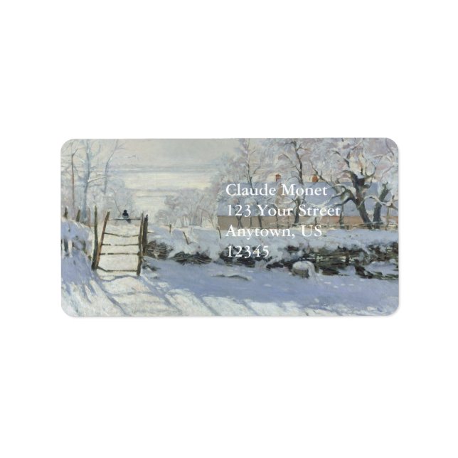 Magpie Claude Monet Label (Front)