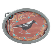 Magpie Dreaming Belt Buckle