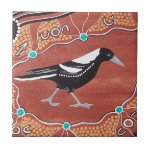 Magpie Dreaming Tile