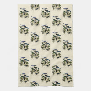 Magpie Jays & Nutcracker Audubon Birds of America Tea Towel