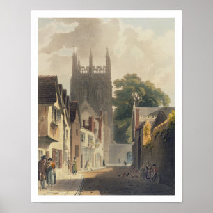 Magpie Lane, Oxford, illustration from the 'Histor Poster
