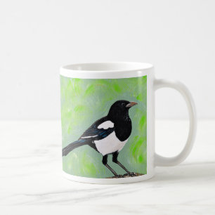 Magpie Painting Coffee Mug