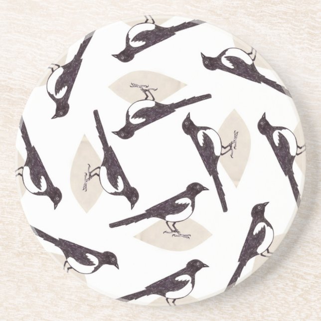 Magpies Coaster (Front)