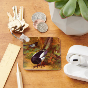 Magpies Key Ring