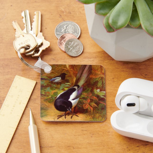 Magpies Key Ring (Desk)