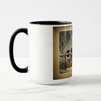 Magpies Round A Dead Female Capercaillie Mug