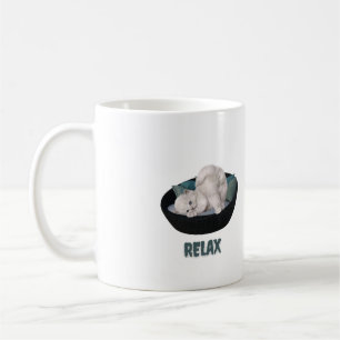 mags funny cat relax coffee mug