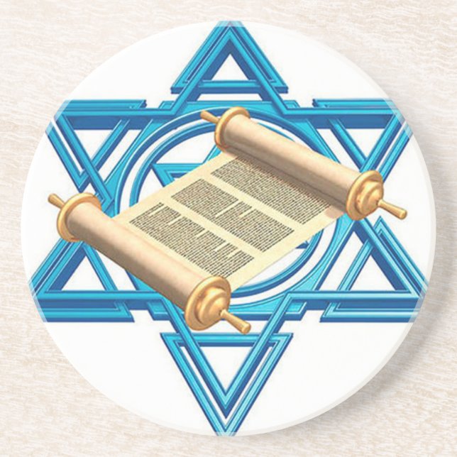 Maguen David Torah Coaster (Front)