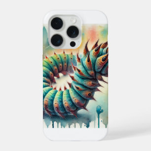 Maguey Worm 010824AREF137 - Watercolor iPhone 15 Pro Case
