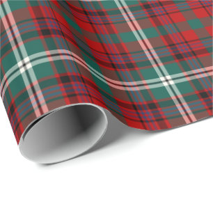 Maguire Clan Tartan Irish Plaid Pattern Wrapping Paper