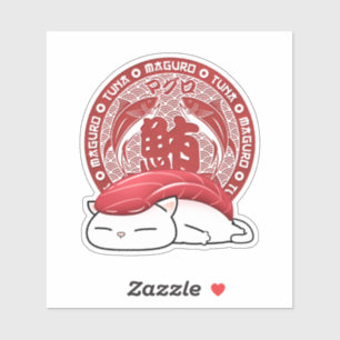 Maguro Tuna Sushi Cat 