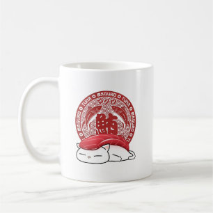 Maguro Tuna Sushi Cat  Coffee Mug